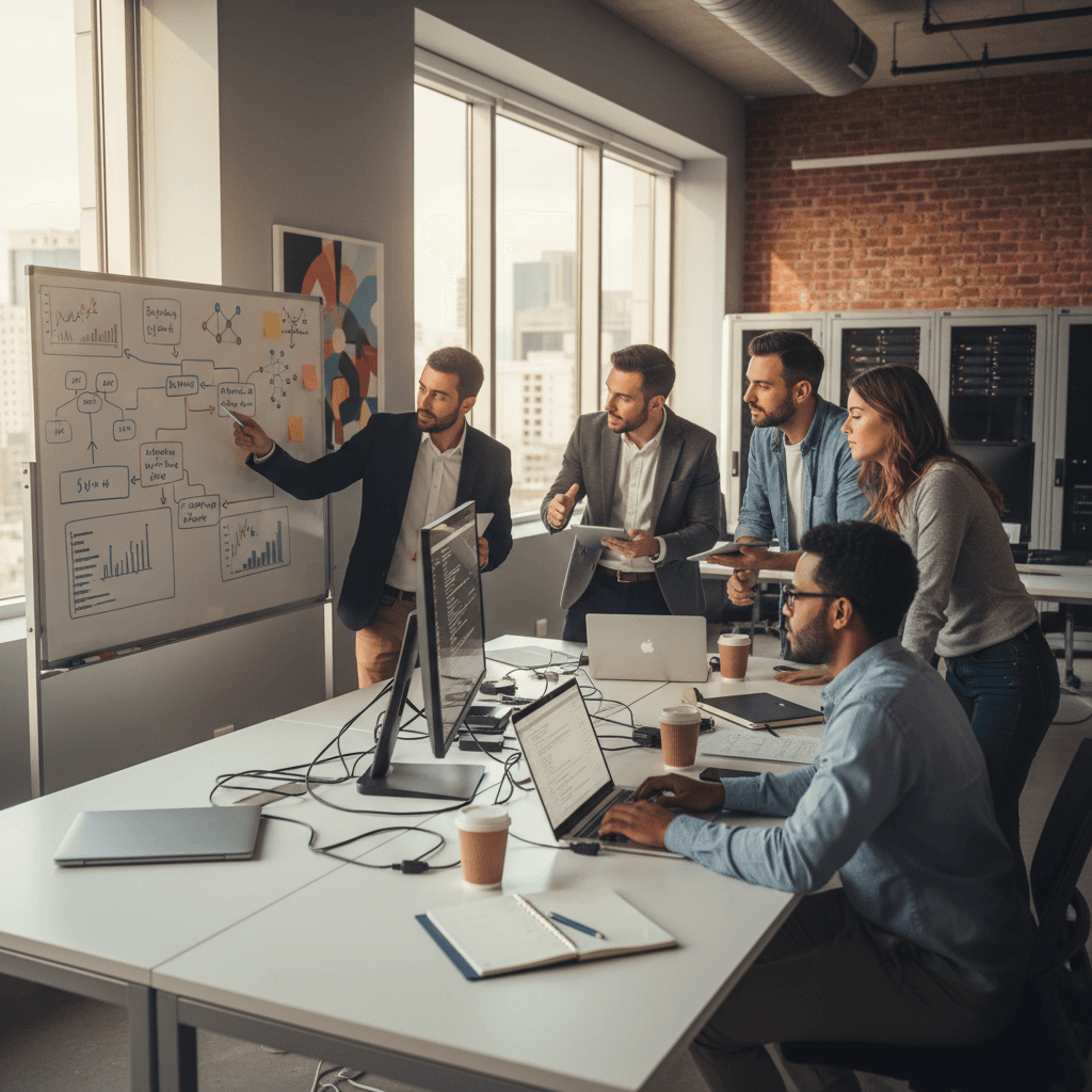 Into23 team working on multilingual AI and localization projects